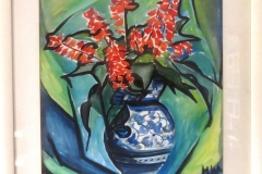 16 Lupinen und   Vase Amanda Speckenbach